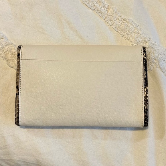 Cream leather Kate spade clutch purse wallet - Picture 4 of 4